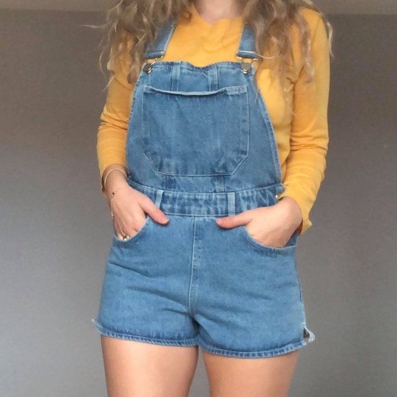 Zara denim overall shorts - Picture 5 of 5